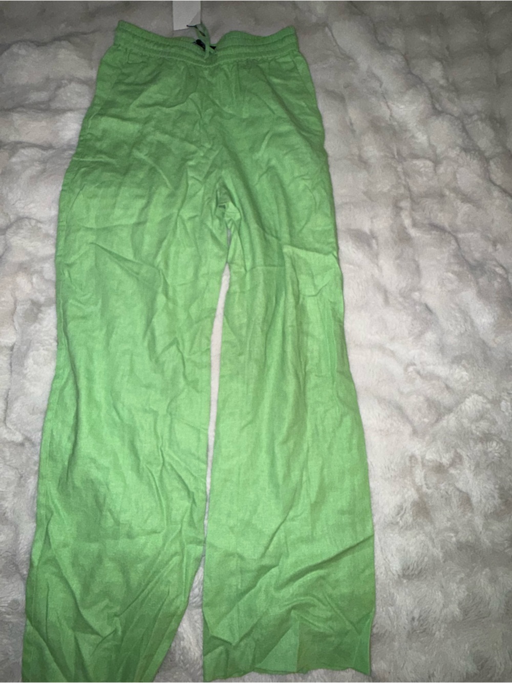 Zara women Light Green Pants